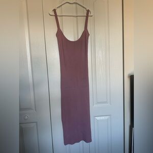 NAADAM cashmere pinkish/Lavender Midi Dress
